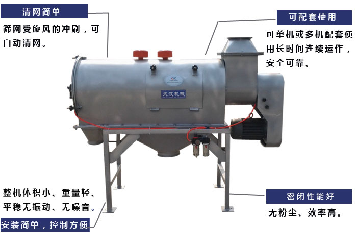 WQS30-100气流筛产品特点